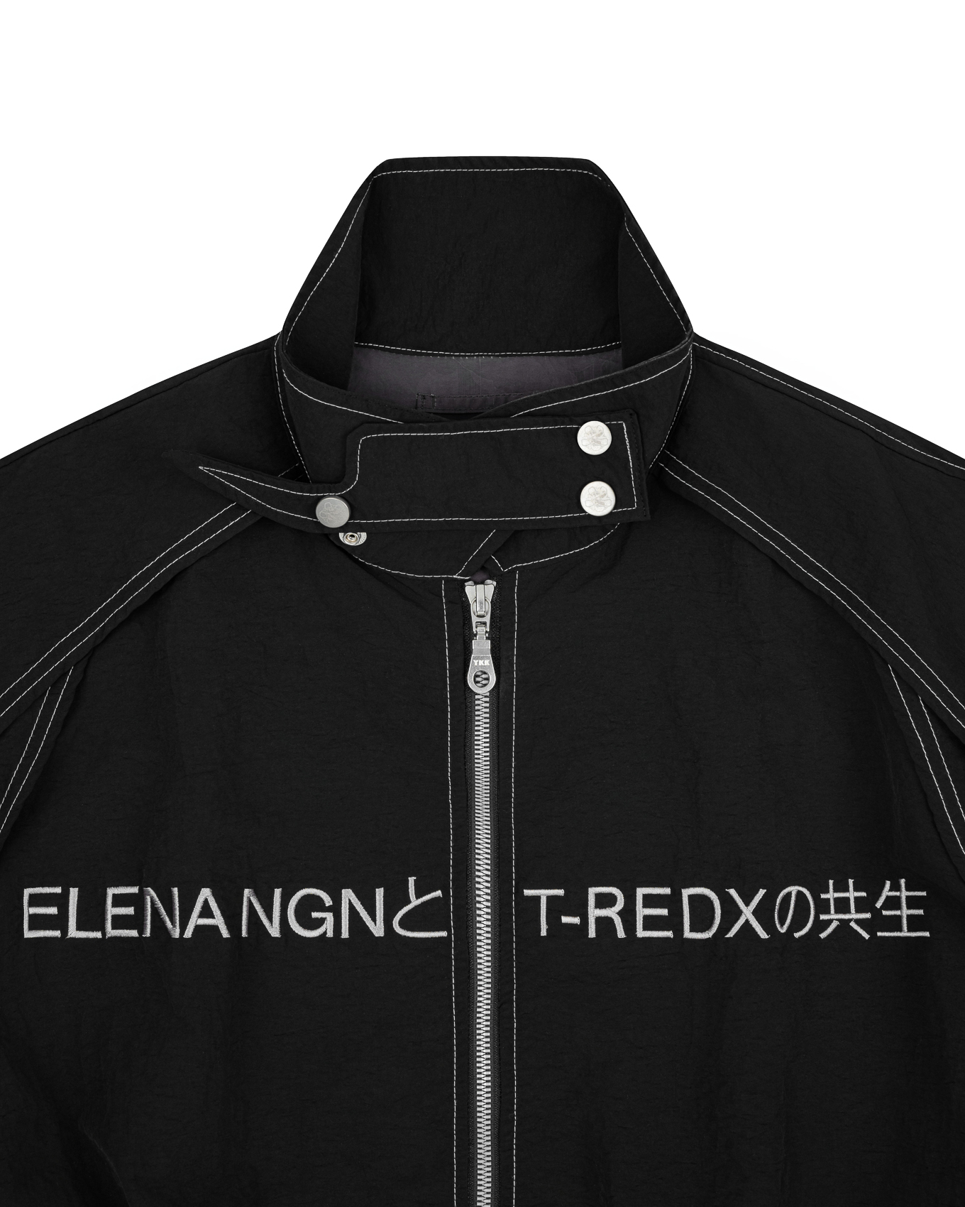 KYOSEI REVERSIBLE BOMBER JACKET - BLACK