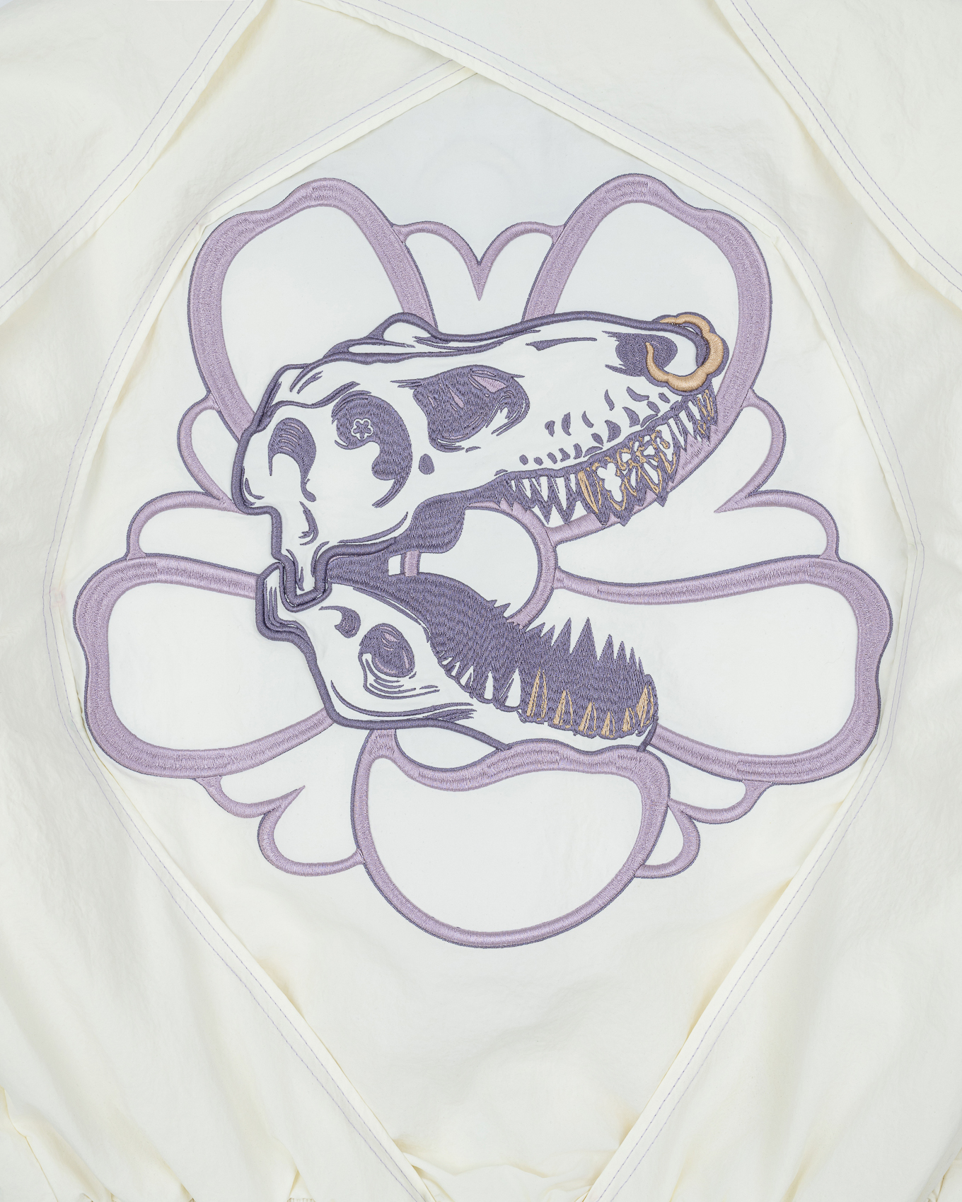 KYOSEI REVERSIBLE BOMBER JACKET - CREAM WHITE