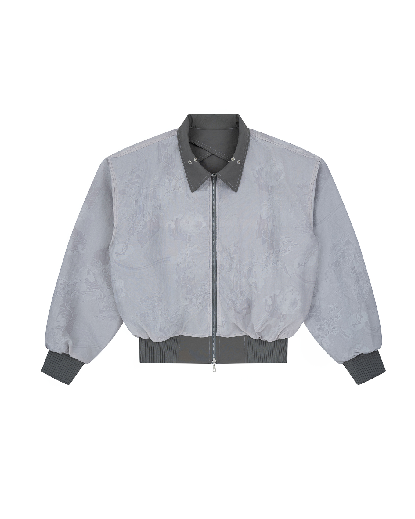 KYOSEI REVERSIBLE BOMBER JACKET - GREY