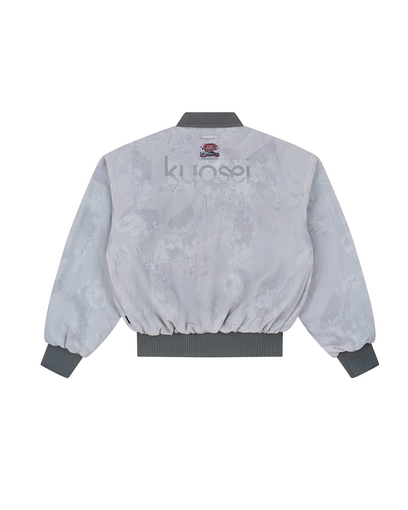 KYOSEI REVERSIBLE BOMBER JACKET - GREY