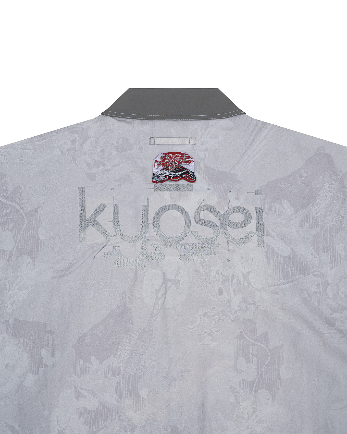 KYOSEI REVERSIBLE BOMBER JACKET - GREY