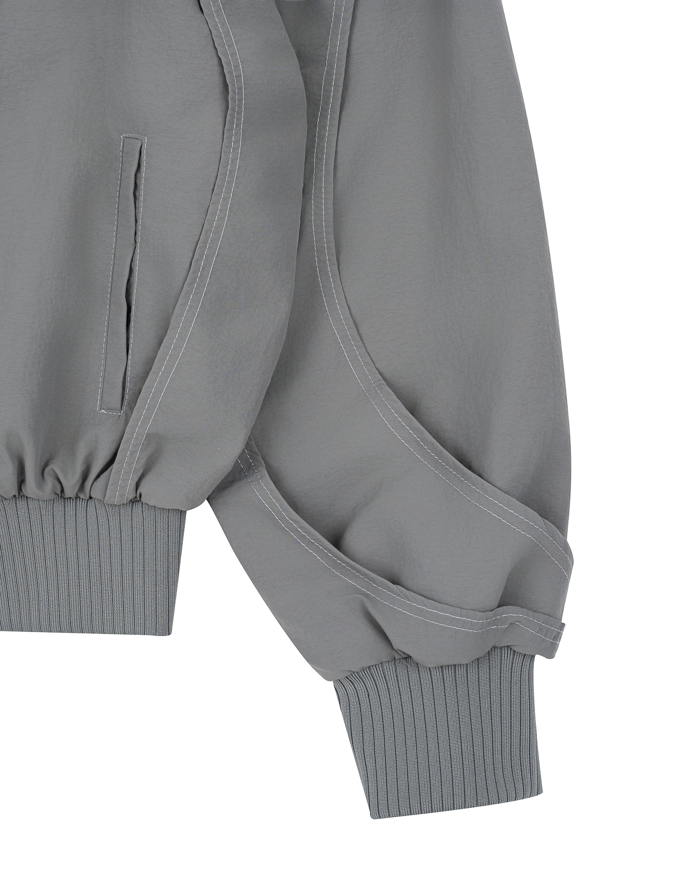 KYOSEI REVERSIBLE BOMBER JACKET - GREY