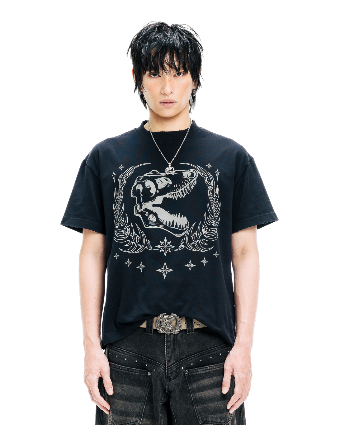 LAUREDX RIB T - BLACK