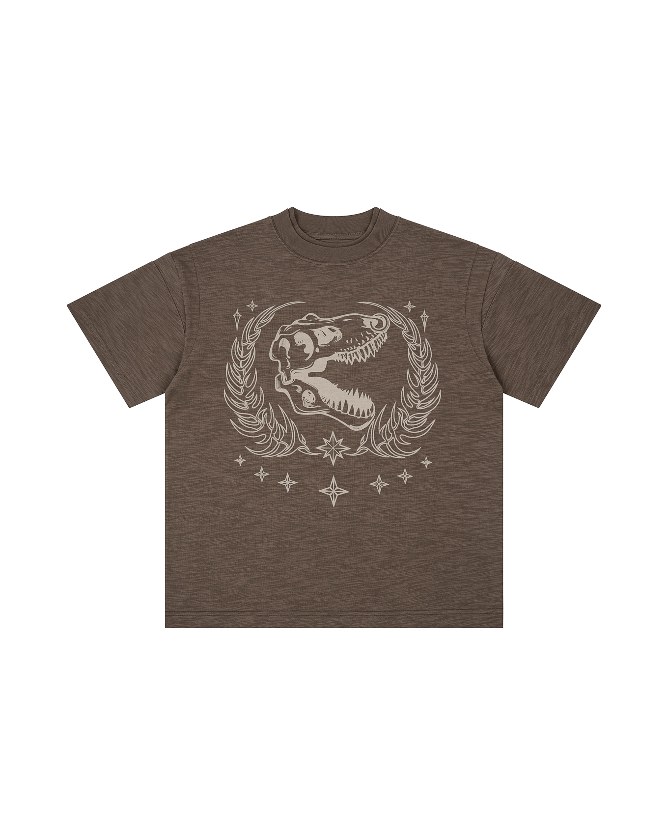 LAUREDX SLUB TEE - COFFEE