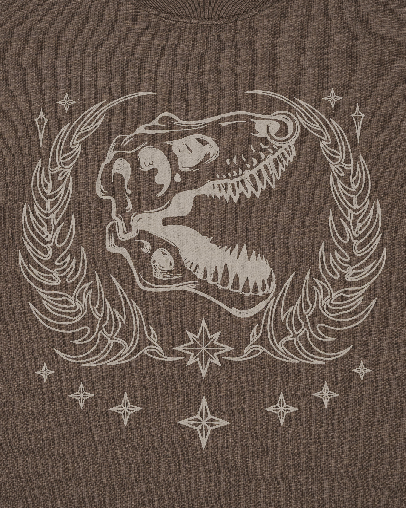 LAUREDX SLUB TEE - COFFEE