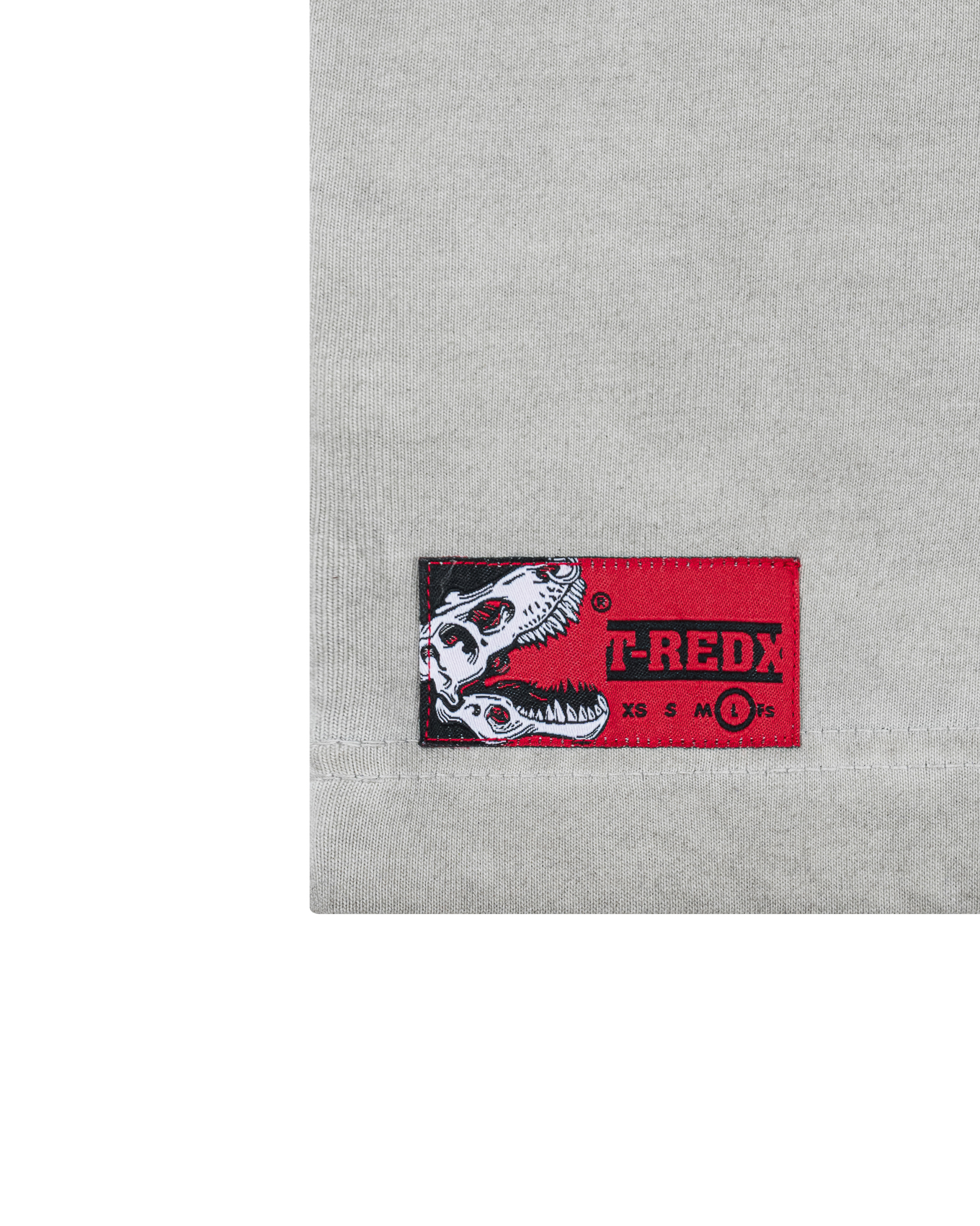 LIMEDX BOXY TEE - LIGHT GREY