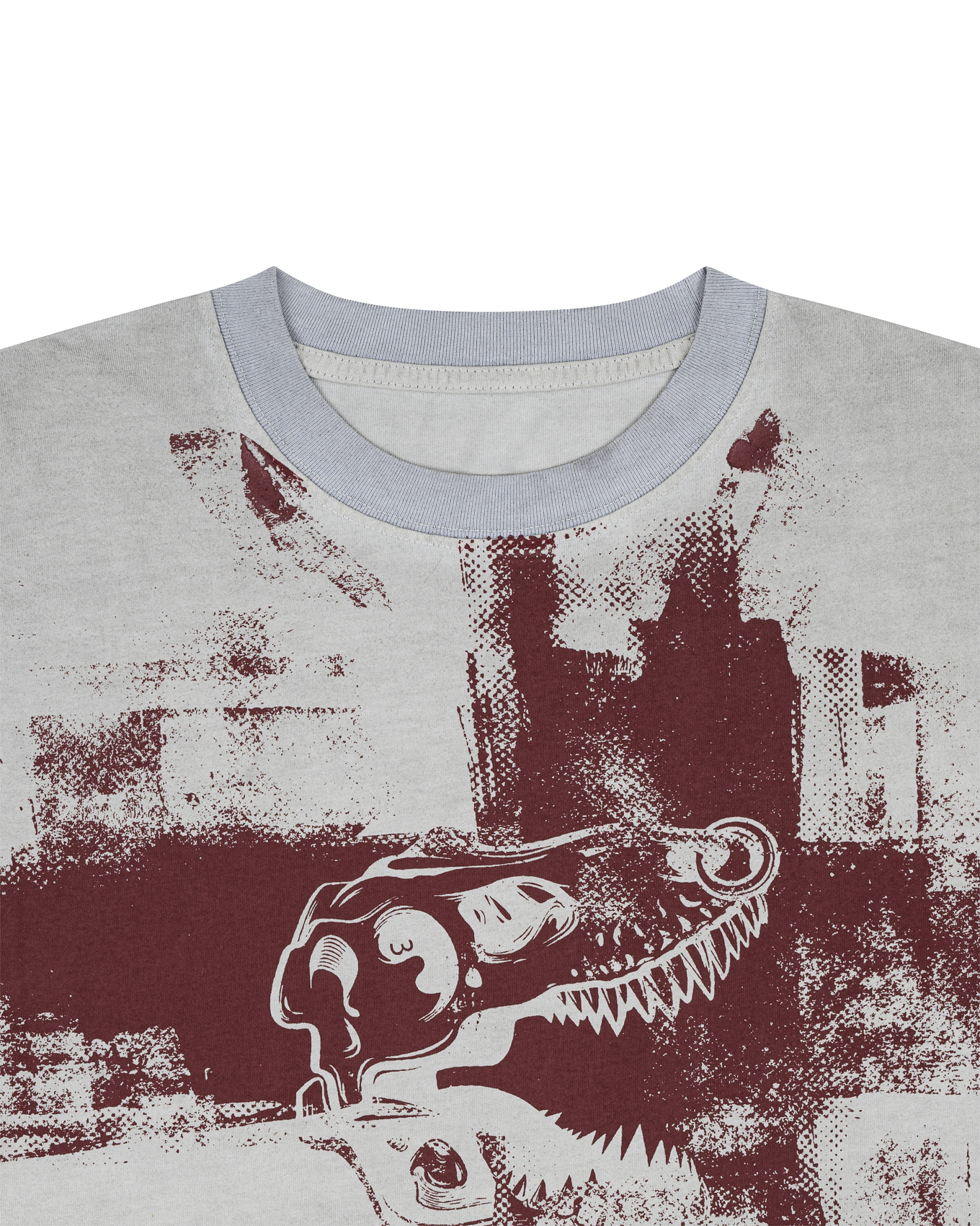 LIMEDX BOXY TEE - LIGHT GREY