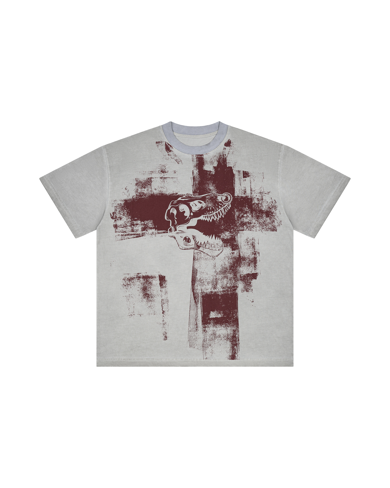 LIMEDX BOXY TEE - LIGHT GREY
