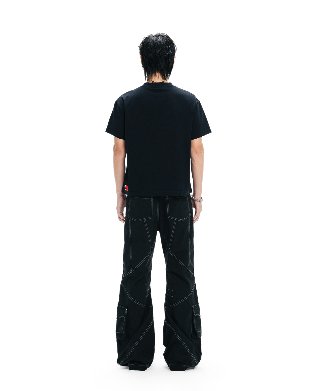 LINKEDX FLARE PANTS - BLACK