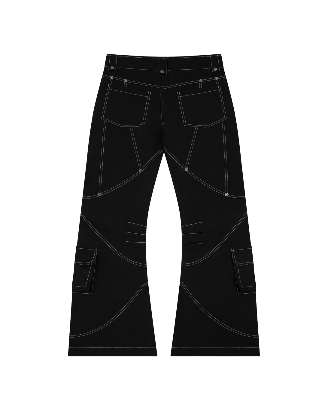 LINKEDX FLARE PANTS - BLACK