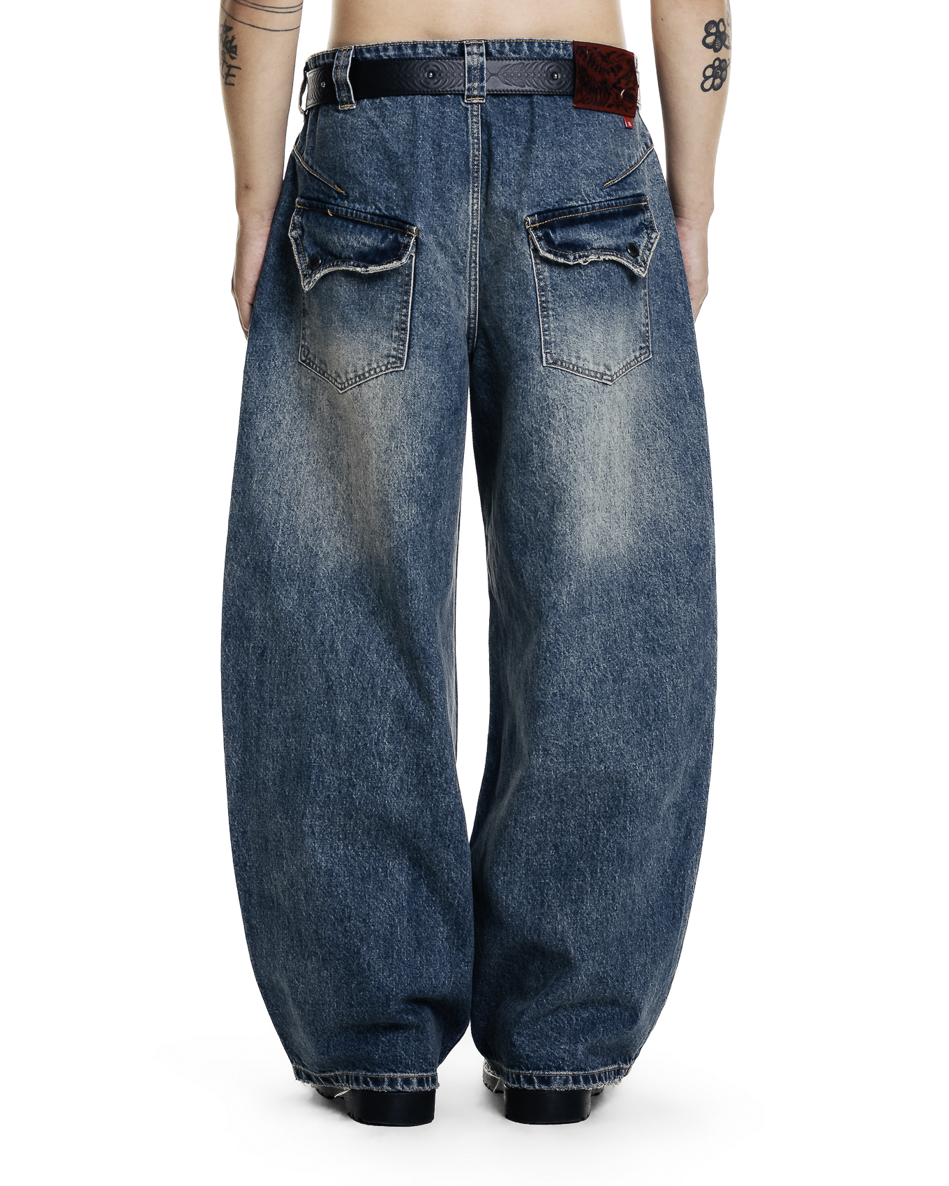 OGBEDX WASHED JEANS - BLUE