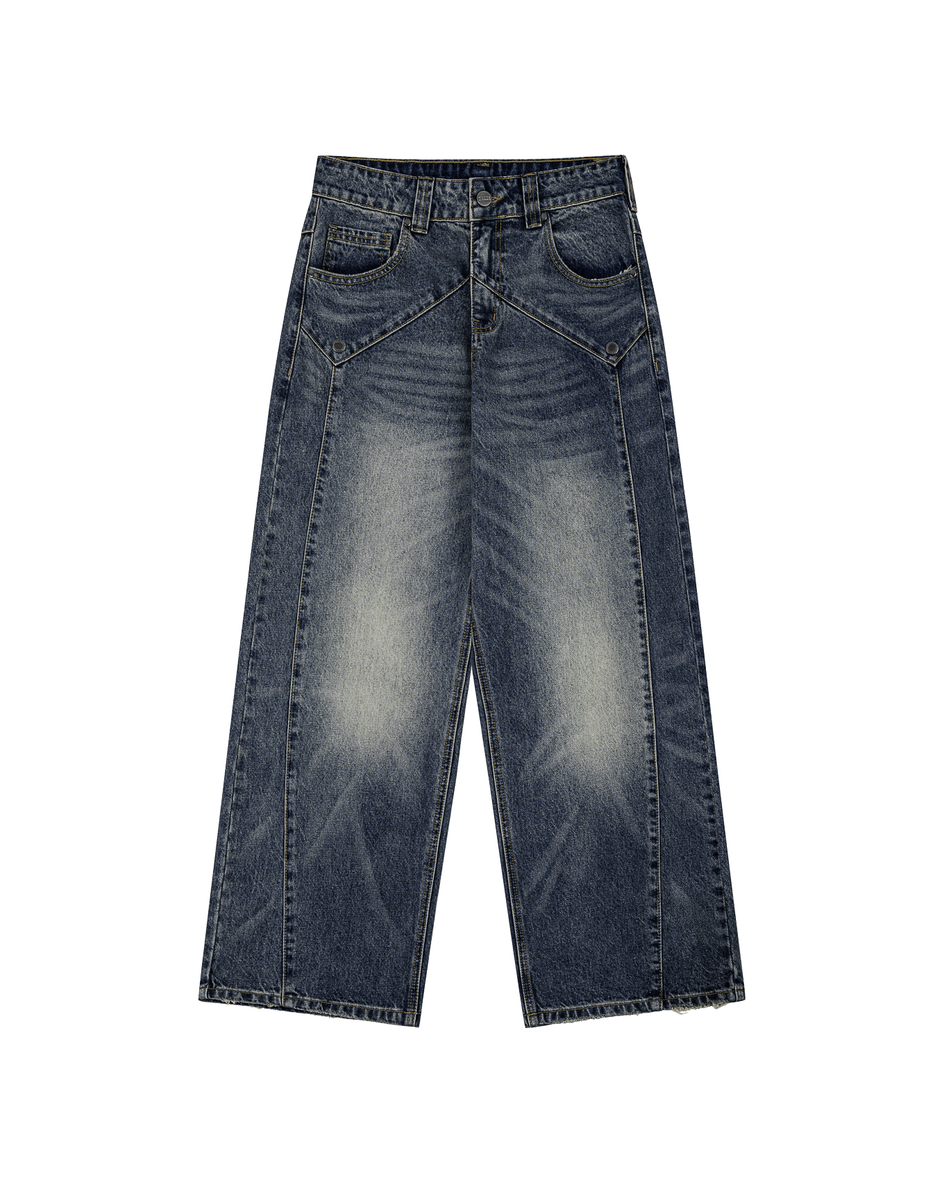 OGBEDX WASHED JEANS - BLUE