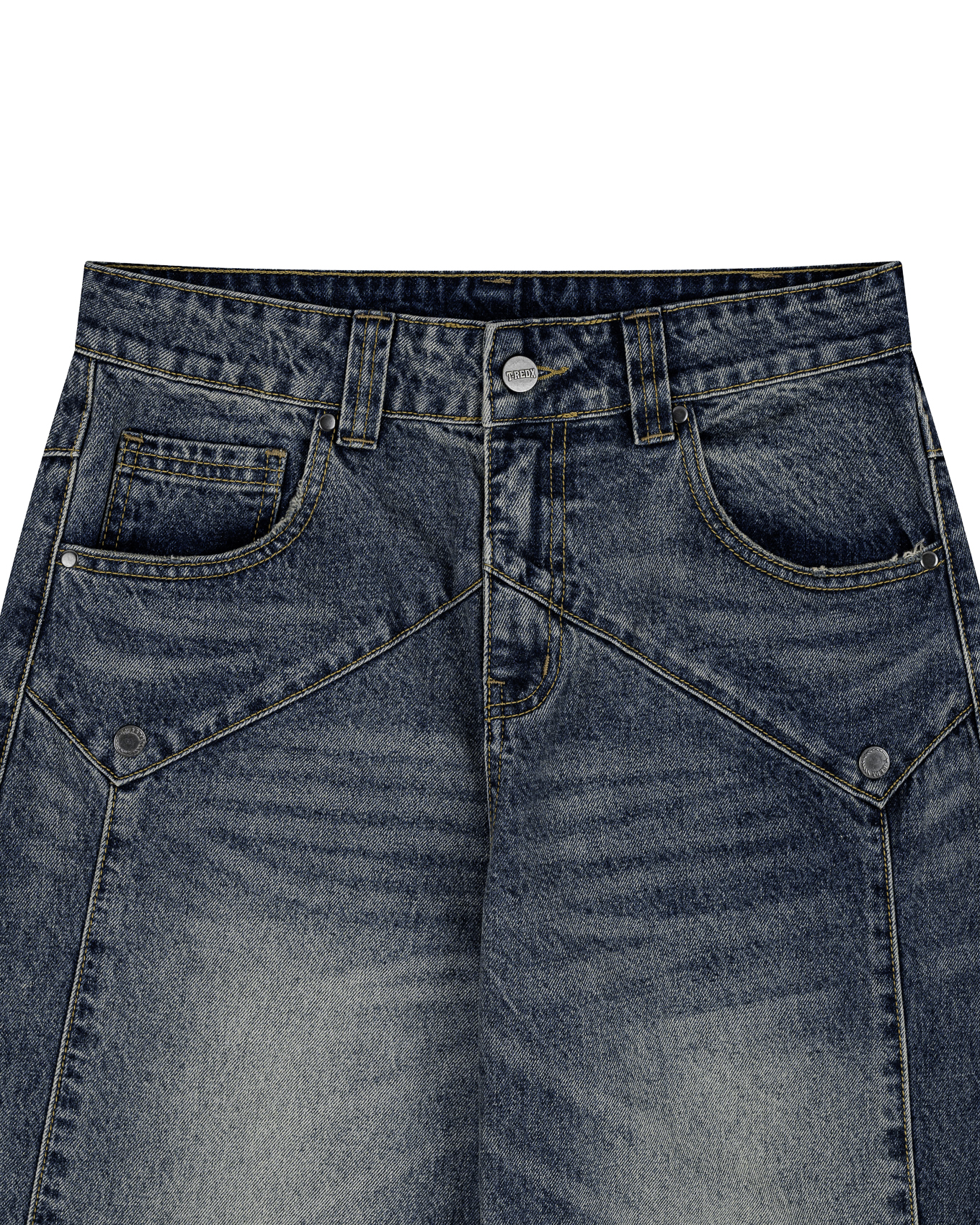 OGBEDX WASHED JEANS - BLUE