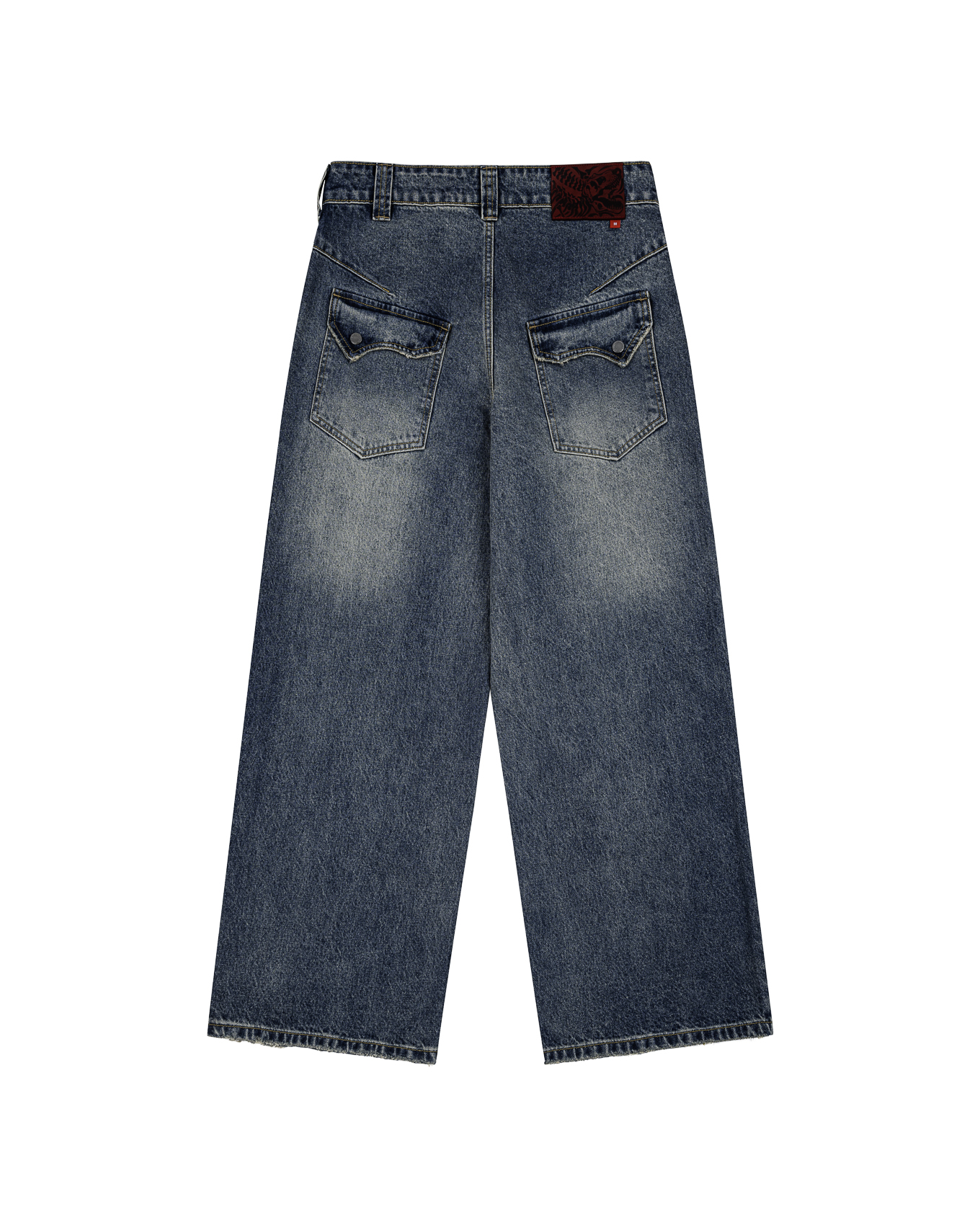 OGBEDX WASHED JEANS - BLUE