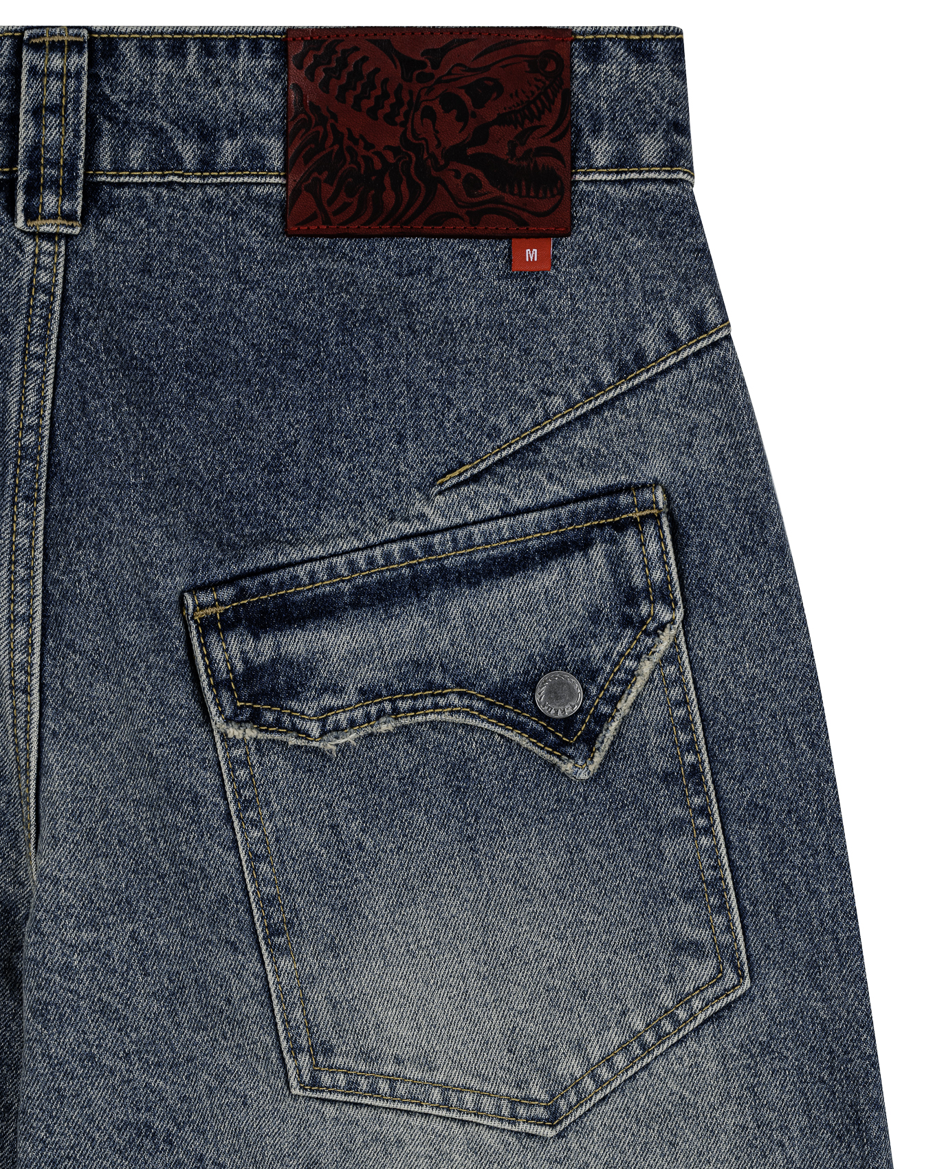 OGBEDX WASHED JEANS - BLUE