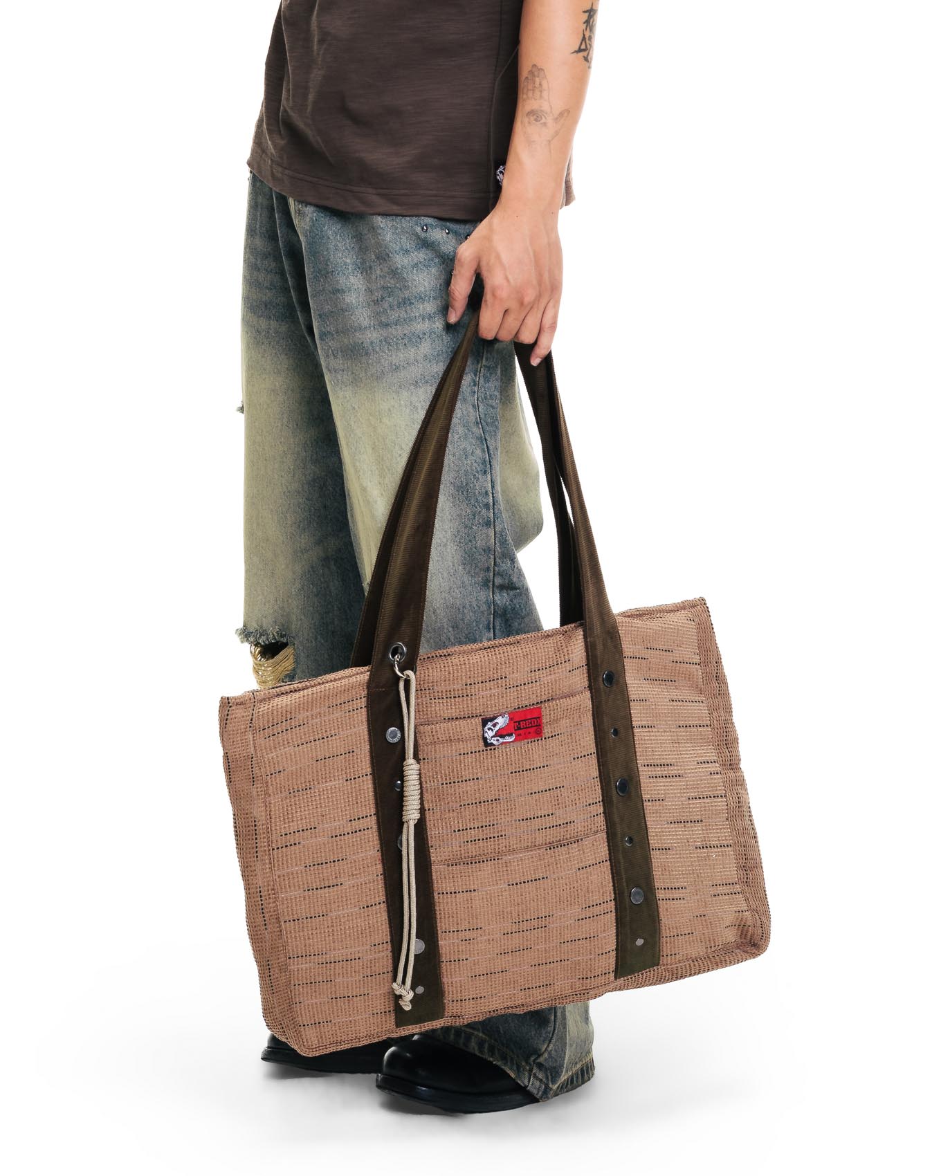 OLDEDX TOTEBAG - LIGHT BROWN