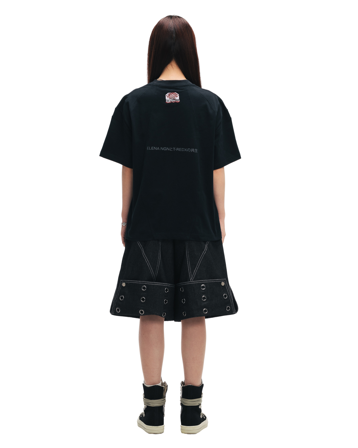 RENKEI REGULAR T-SHIRT - BLACK