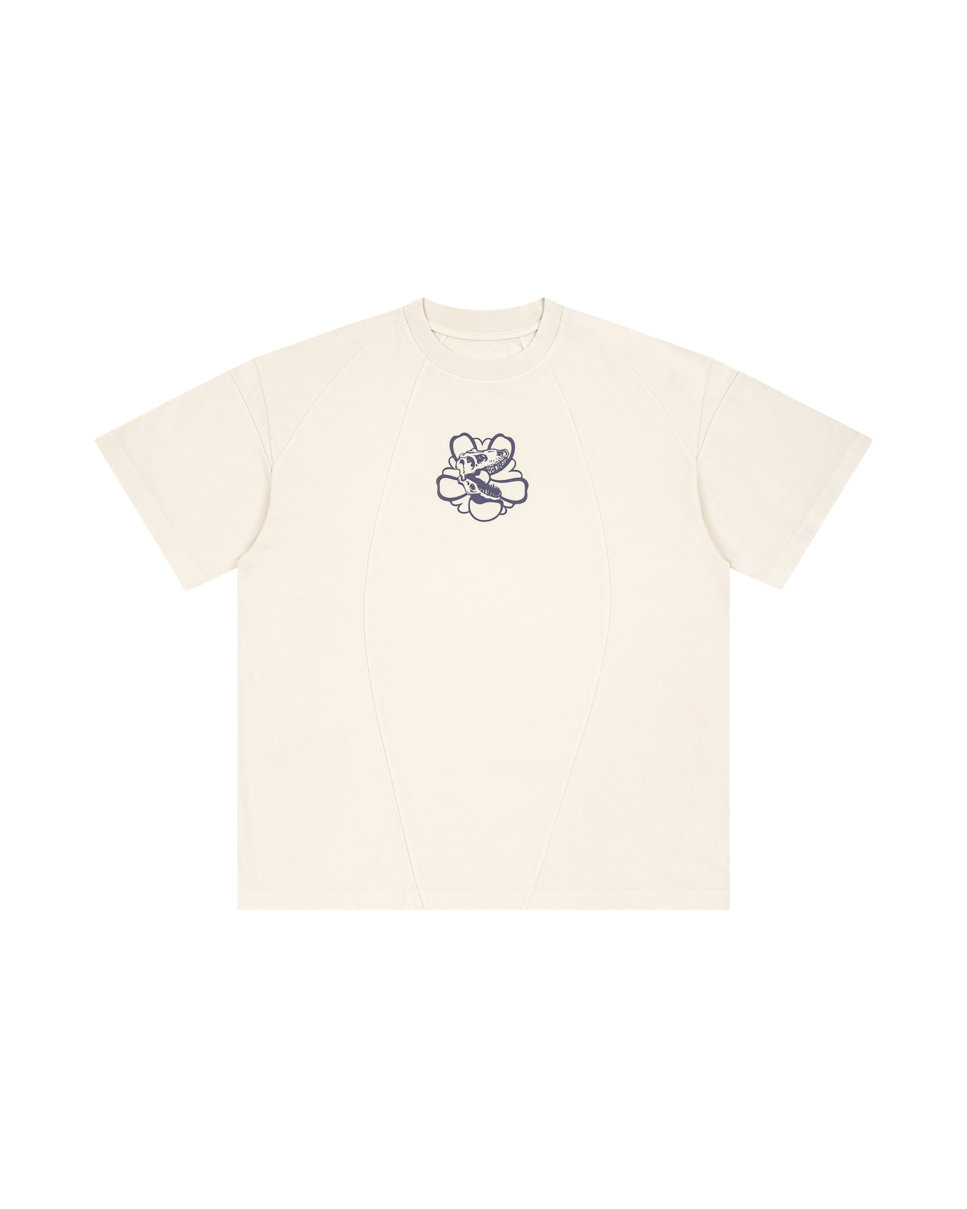 RENKEI REGULAR T-SHIRT - CREAM