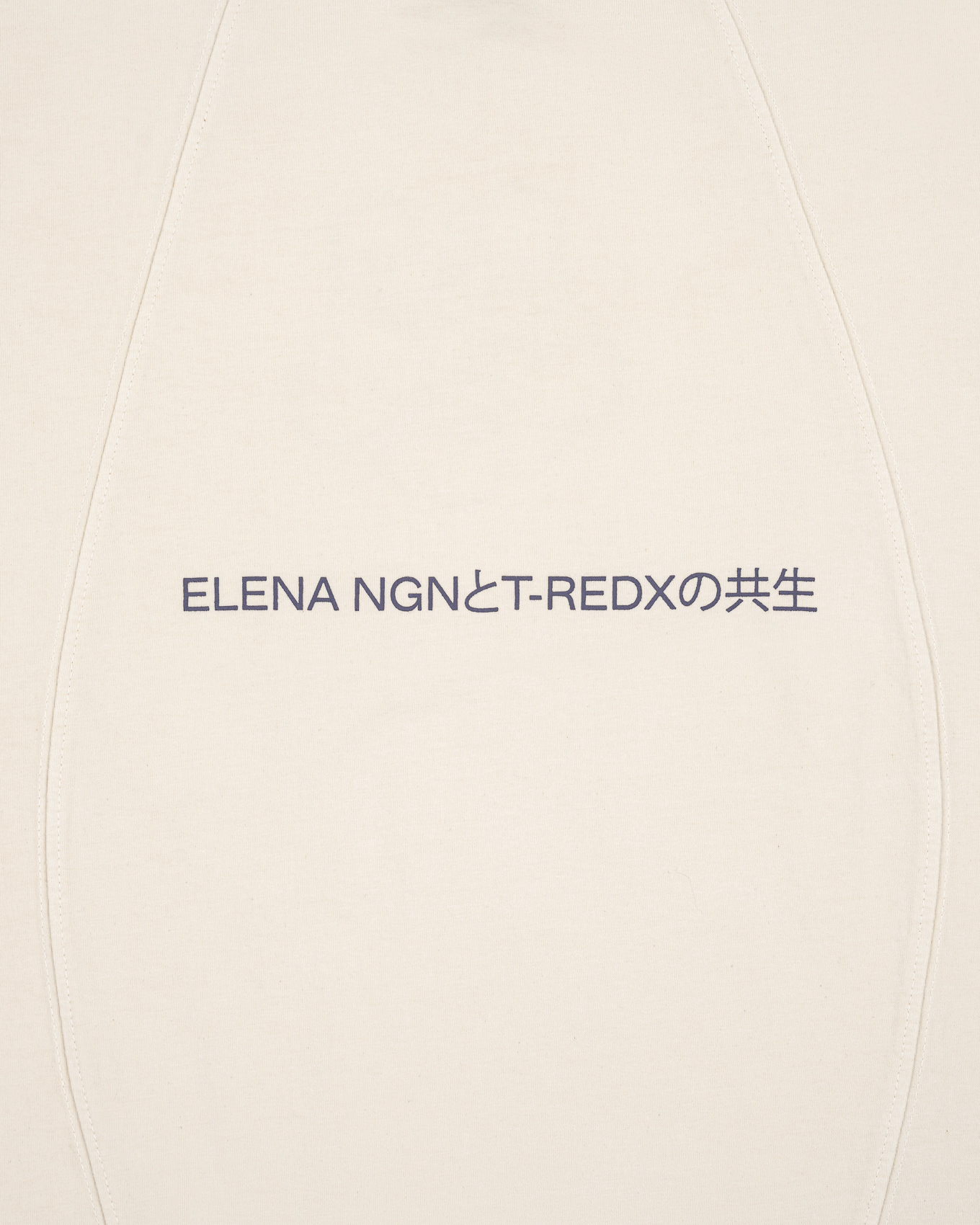 RENKEI REGULAR T-SHIRT - CREAM