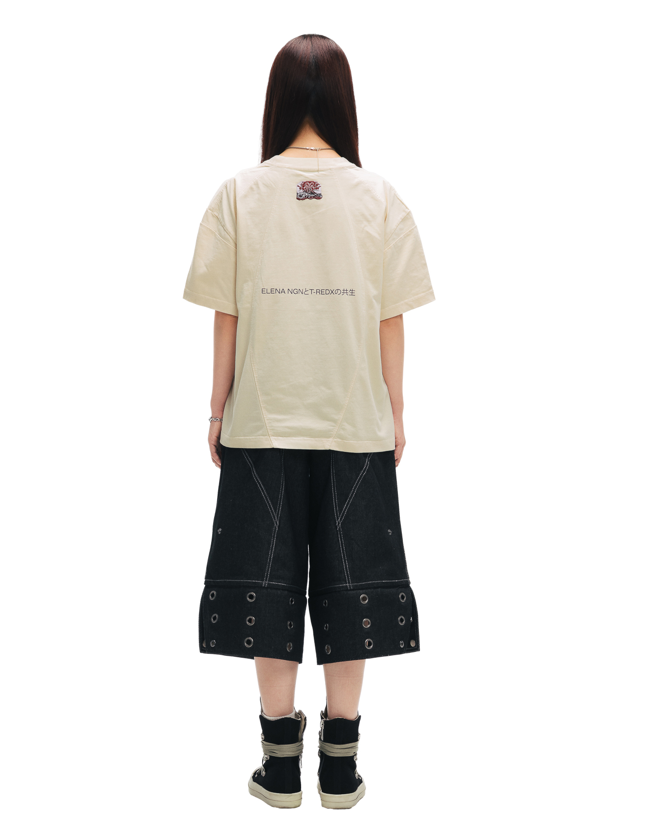 RENKEI REGULAR T-SHIRT - CREAM