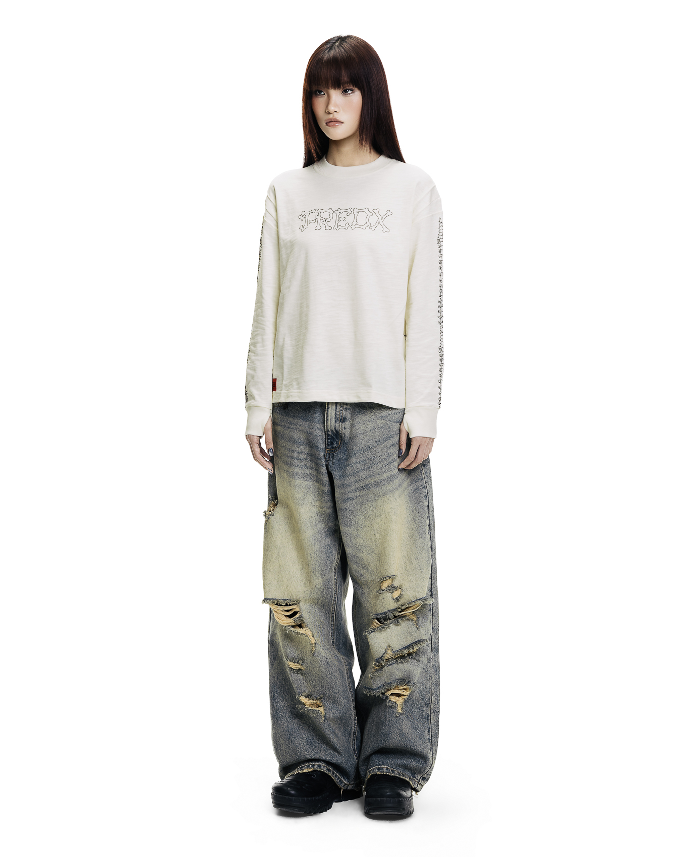 RIVEDX RIBBED JEANS