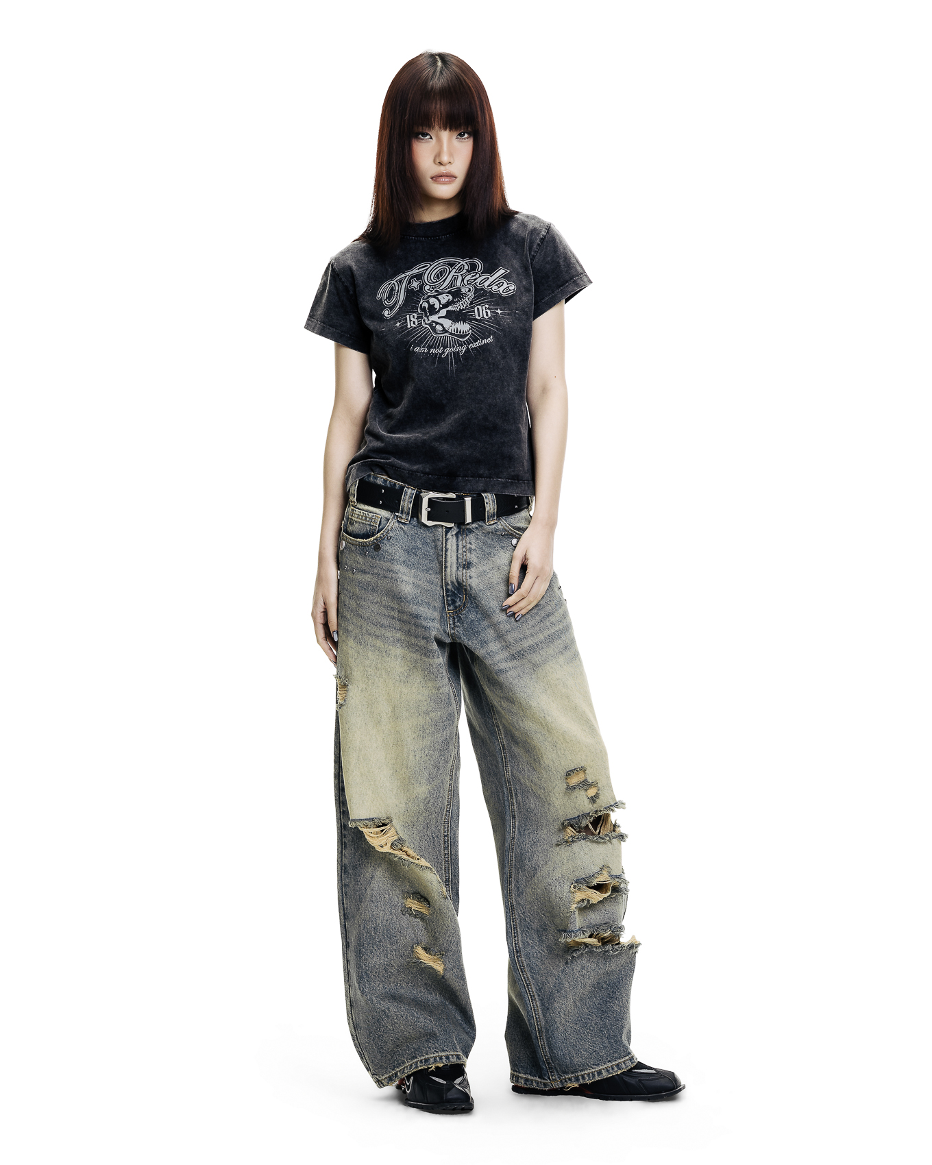 RIVEDX RIBBED JEANS