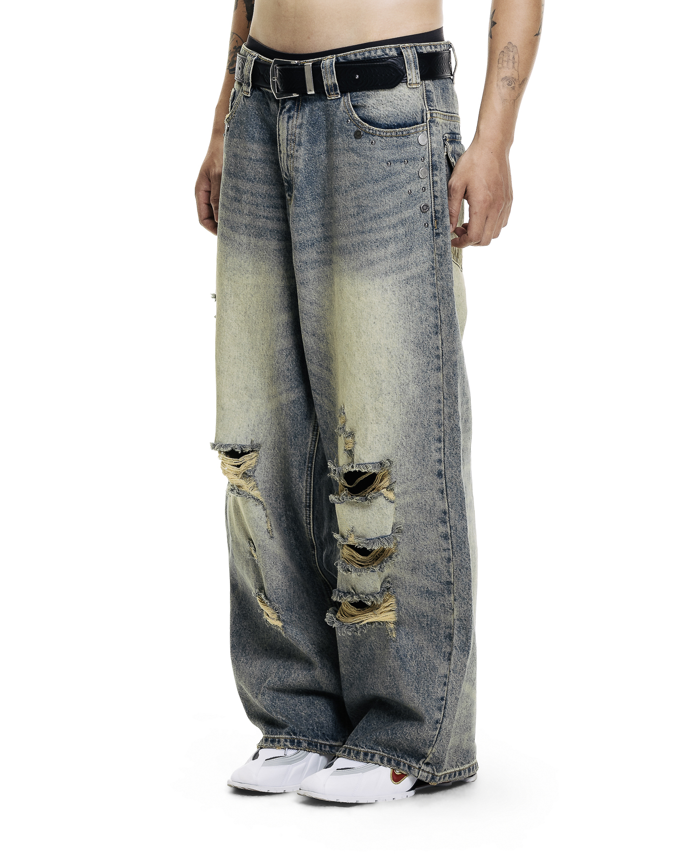 RIVEDX RIBBED JEANS