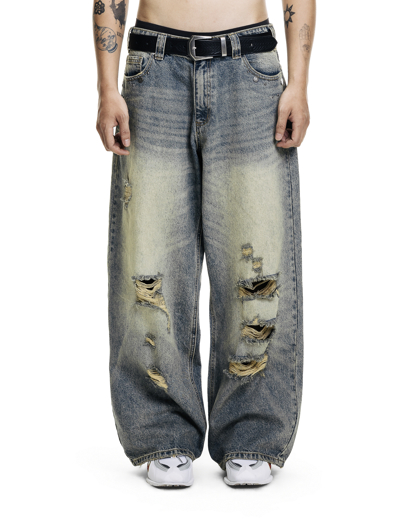 RIVEDX RIBBED JEANS