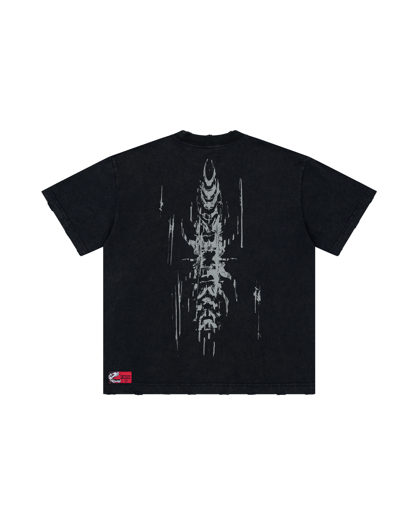 SAFEDX-T PIN WASHED TEE - BLACK