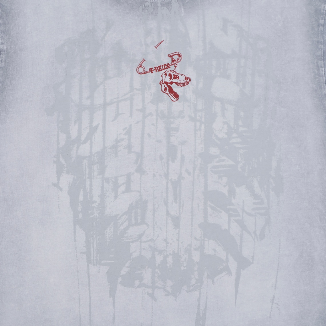SAFEDX-T PIN WASHED TEE - WHITE ASH