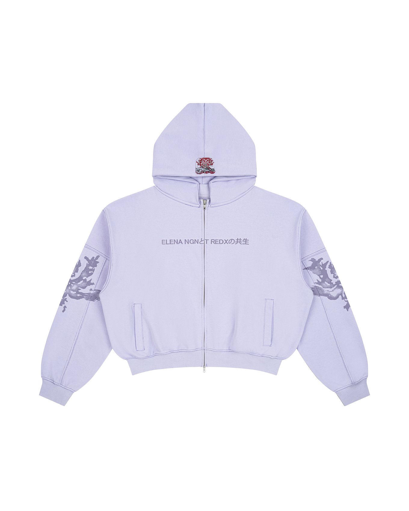SAKUSHI ZIPPED HOODIE