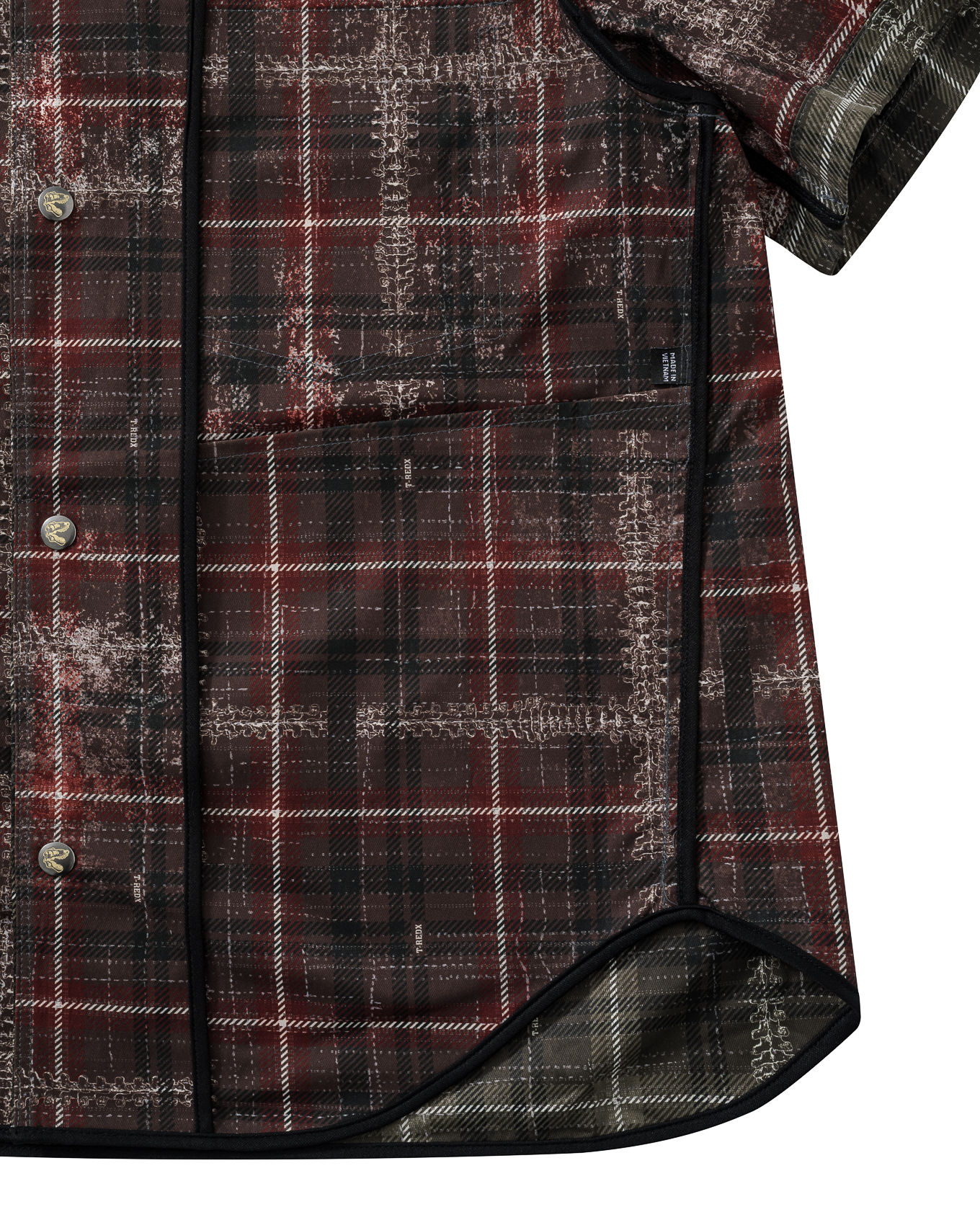 SL-DAZZLEDX REVERSIBLE SHIRT - OLIVE/ RED