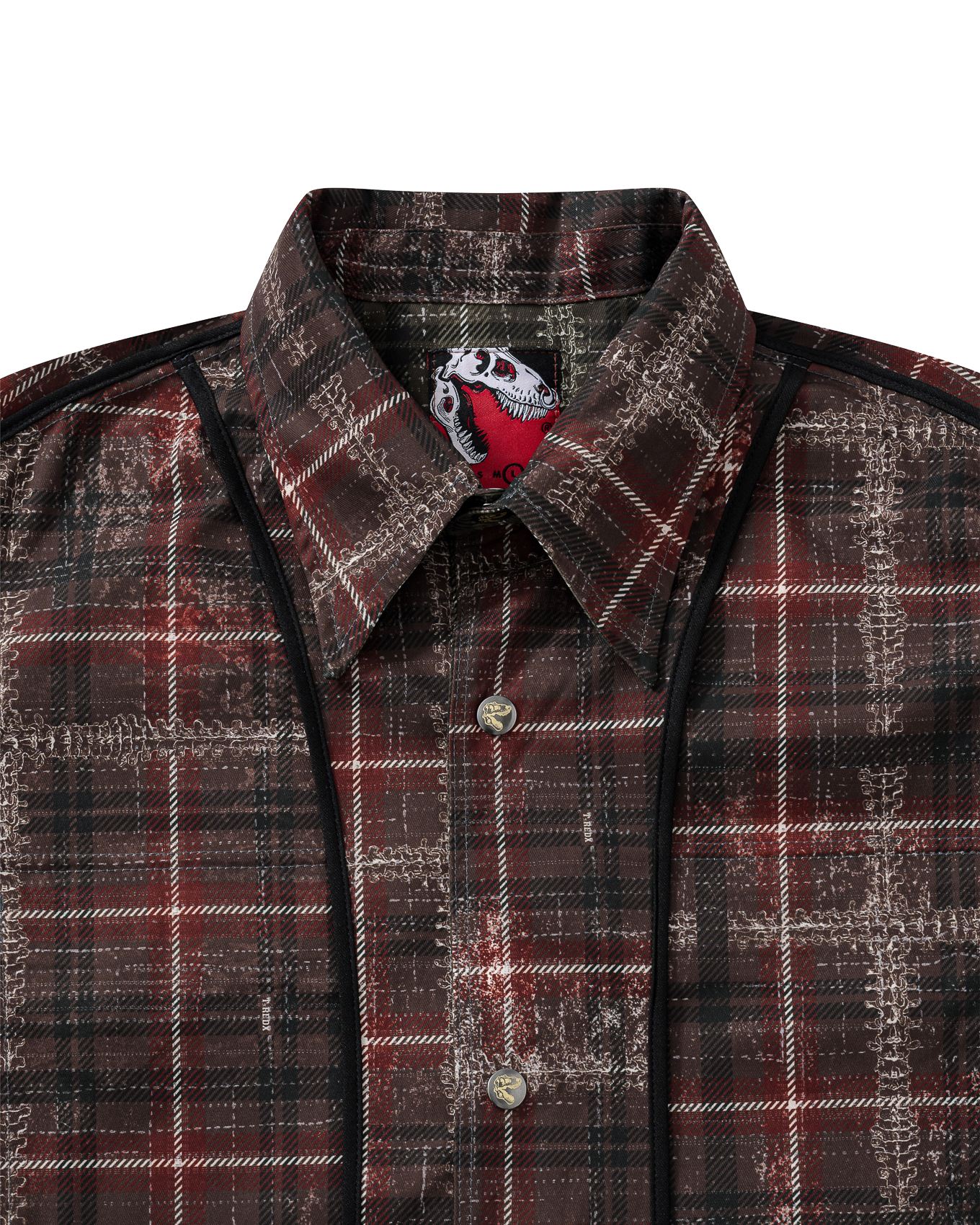 SL-DAZZLEDX REVERSIBLE SHIRT - OLIVE/ RED