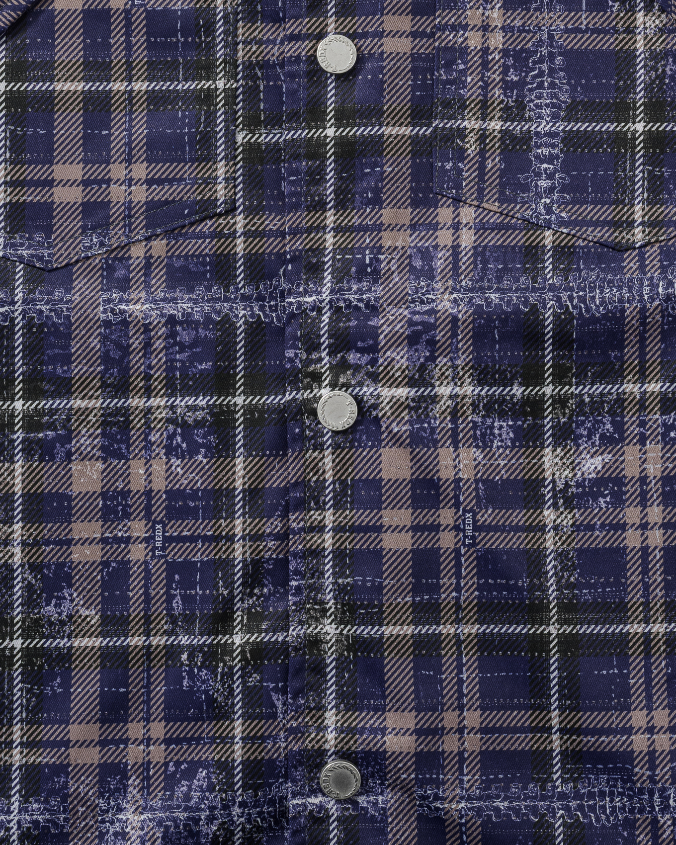 SL-DAZZLEDX REVERSIBLE SHIRT - PURPLE / RED
