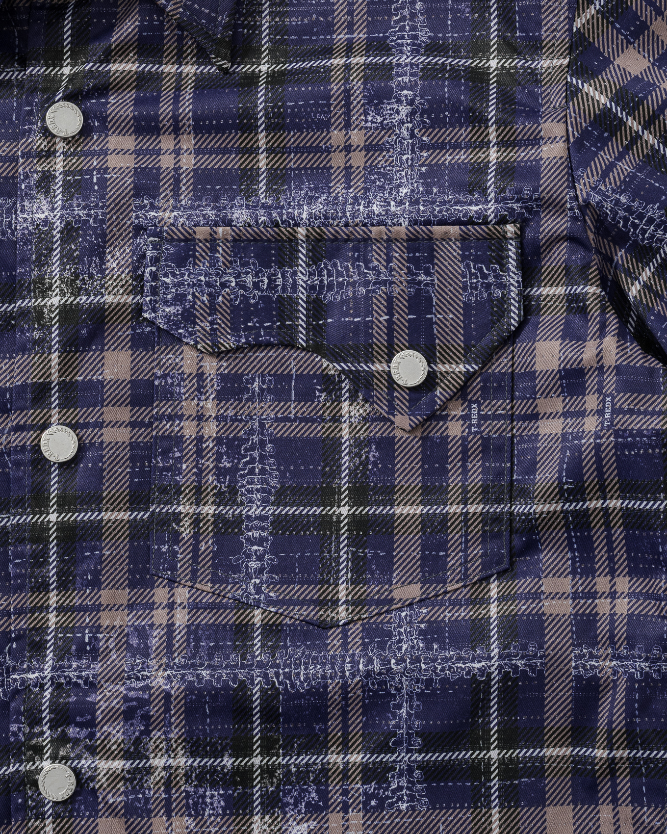 SL-DAZZLEDX REVERSIBLE SHIRT - PURPLE / RED