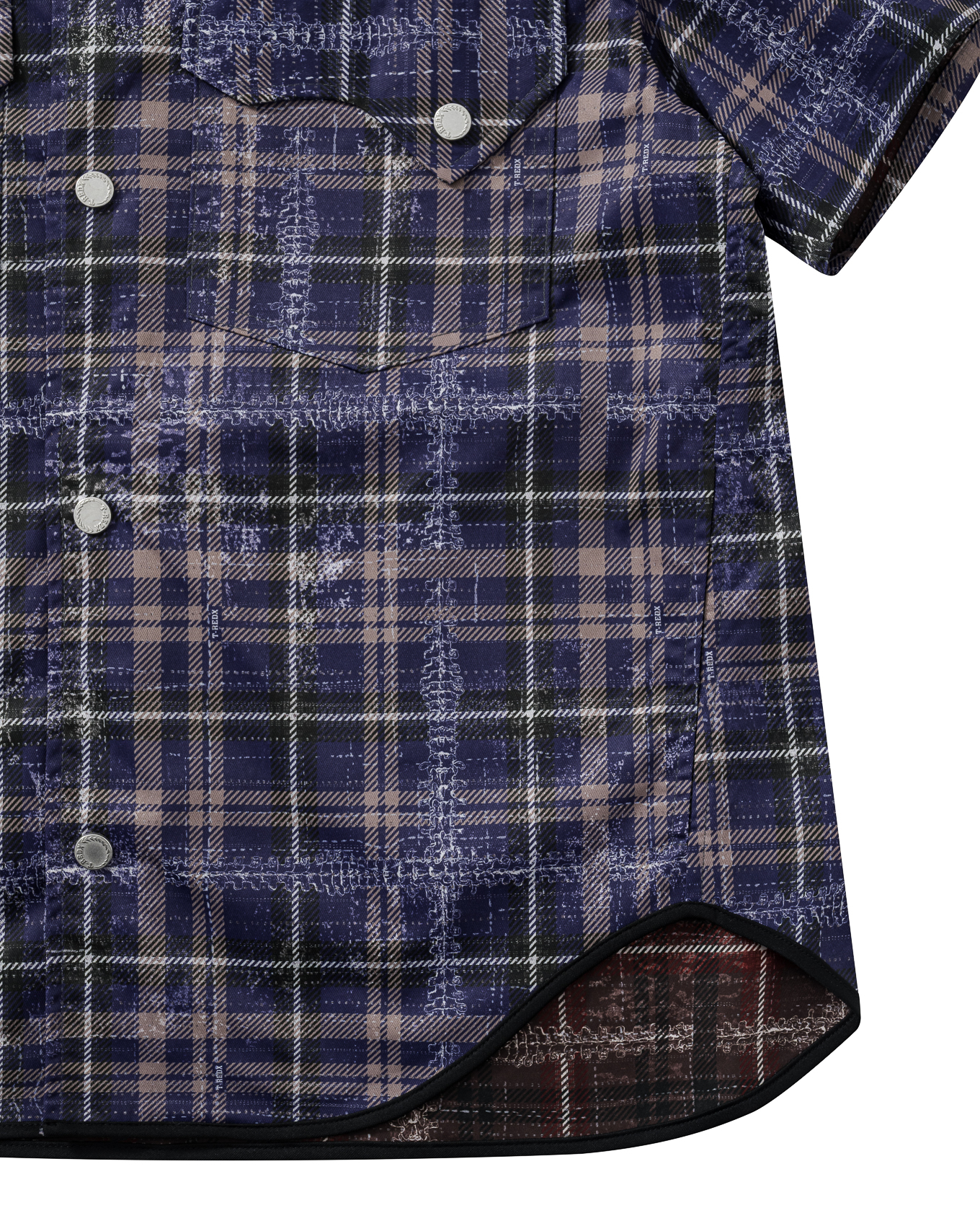 SL-DAZZLEDX REVERSIBLE SHIRT - PURPLE / RED