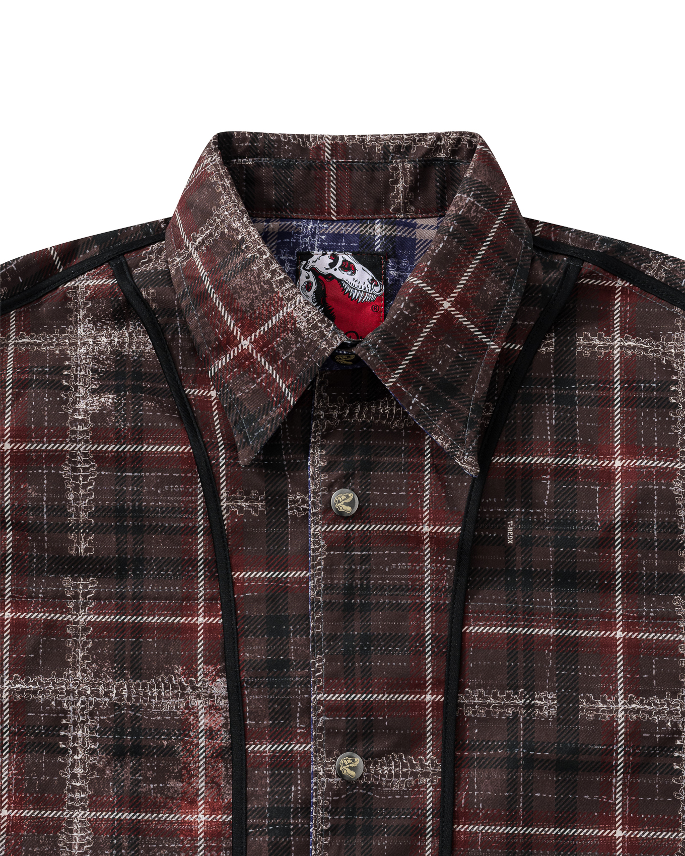 SL-DAZZLEDX REVERSIBLE SHIRT - PURPLE / RED