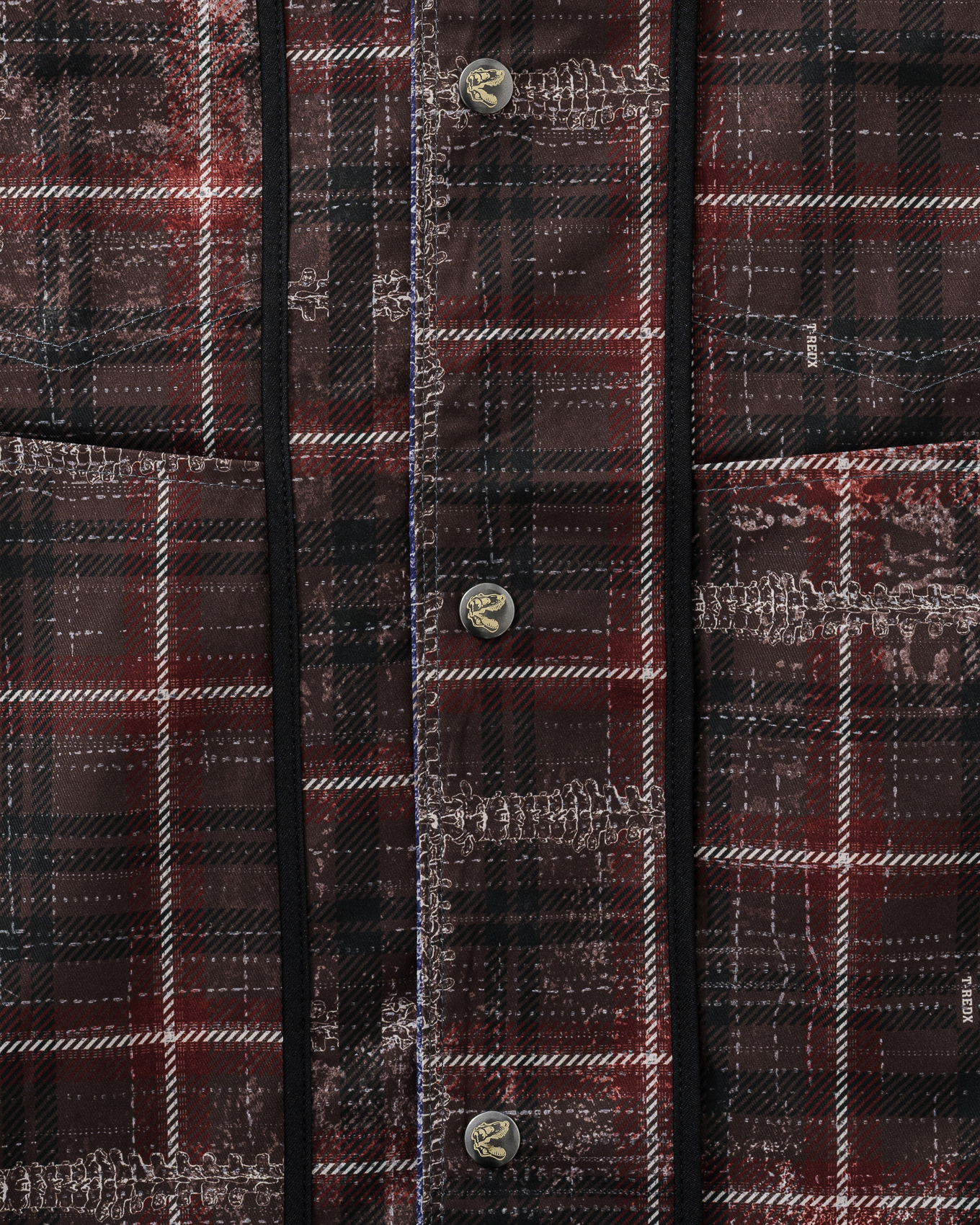 SL-DAZZLEDX REVERSIBLE SHIRT - PURPLE / RED