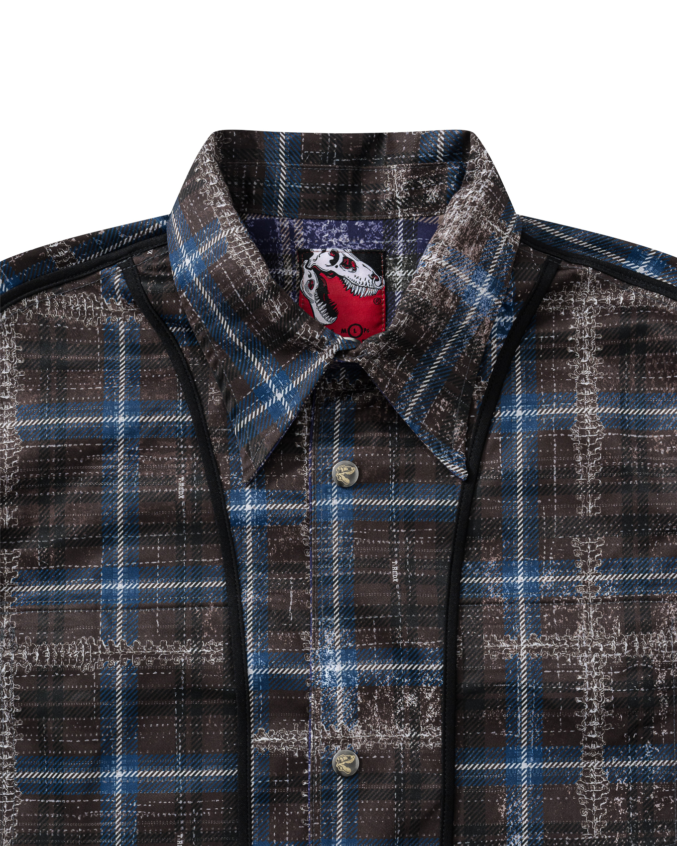 SL-DAZZLEDX REVERSIBLE SHIRT - PURPLE / BLUE