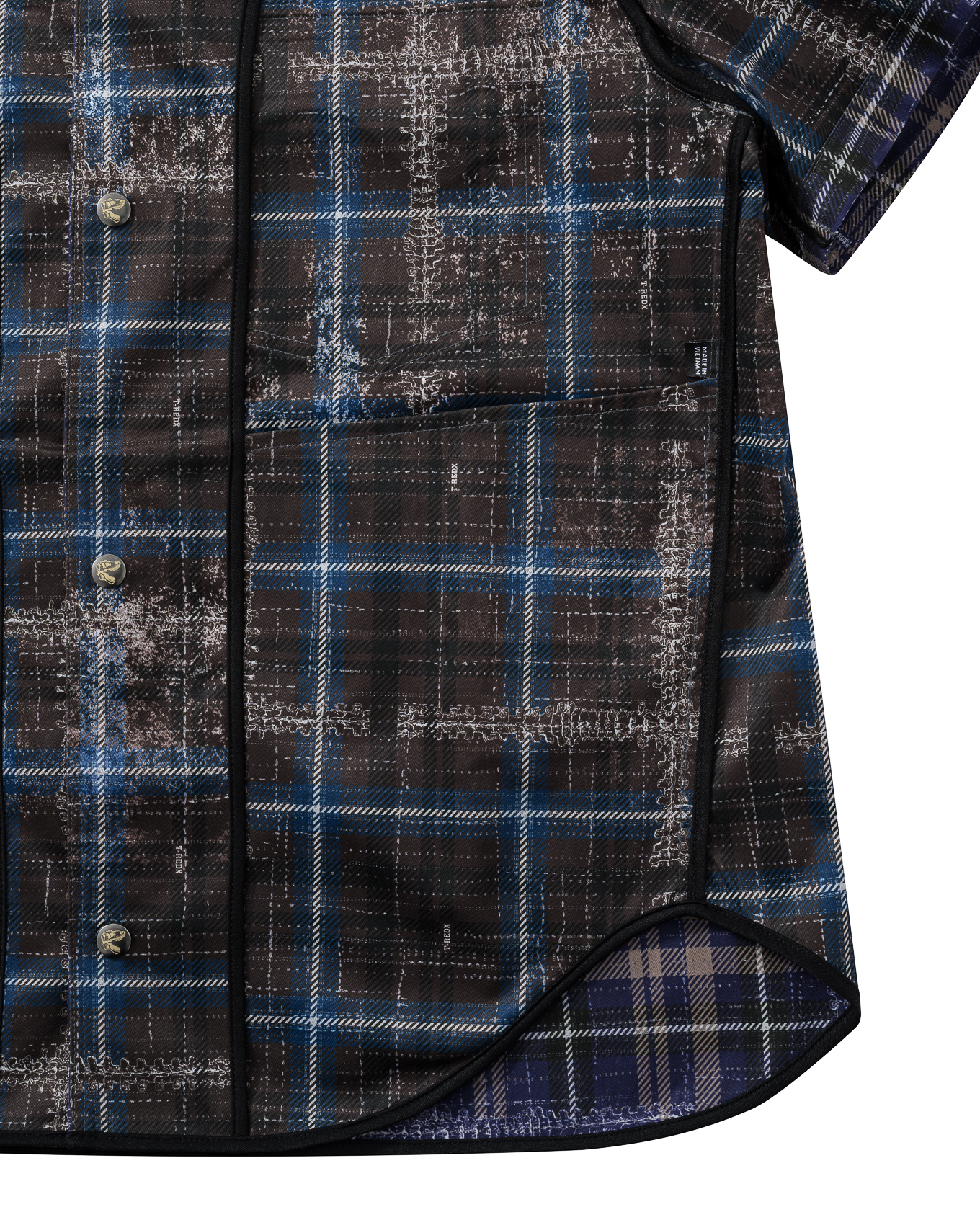 SL-DAZZLEDX REVERSIBLE SHIRT - PURPLE / BLUE