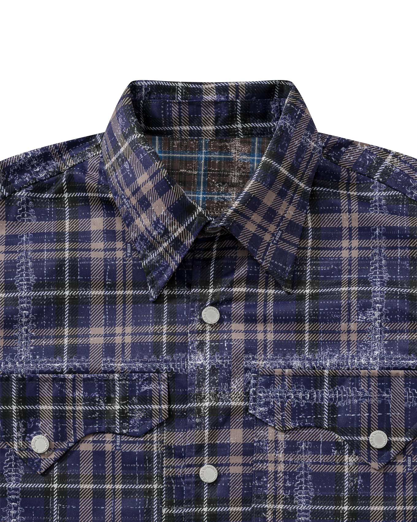 SL-DAZZLEDX REVERSIBLE SHIRT - PURPLE / BLUE