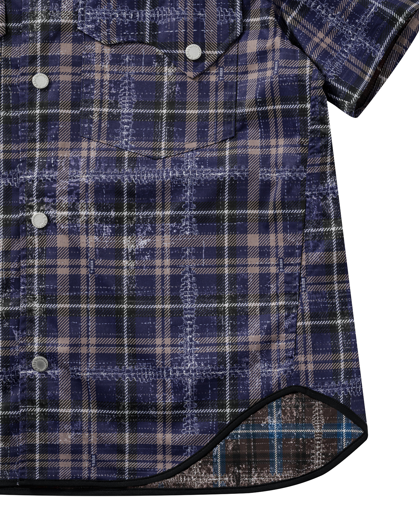 SL-DAZZLEDX REVERSIBLE SHIRT - PURPLE / BLUE