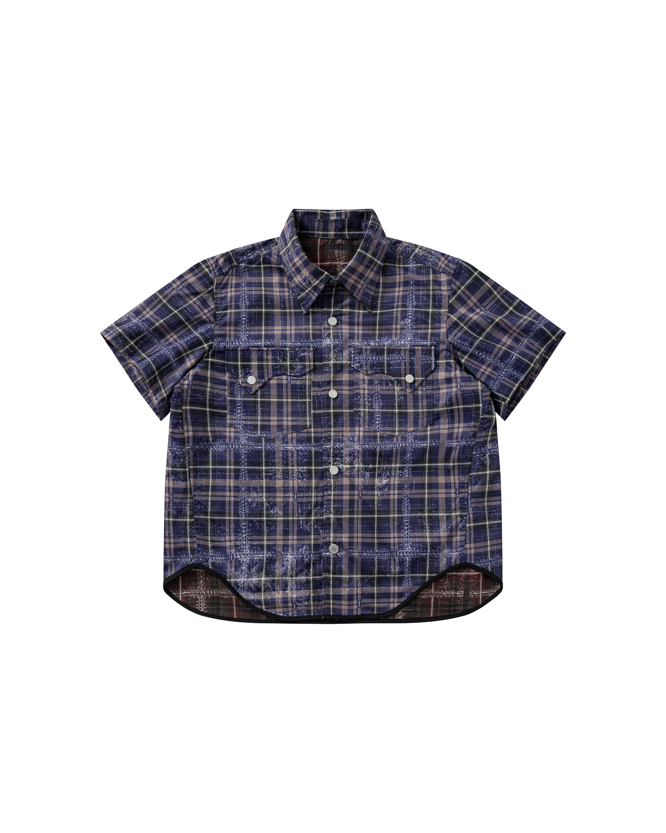 SL-DAZZLEDX REVERSIBLE SHIRT - PURPLE / RED
