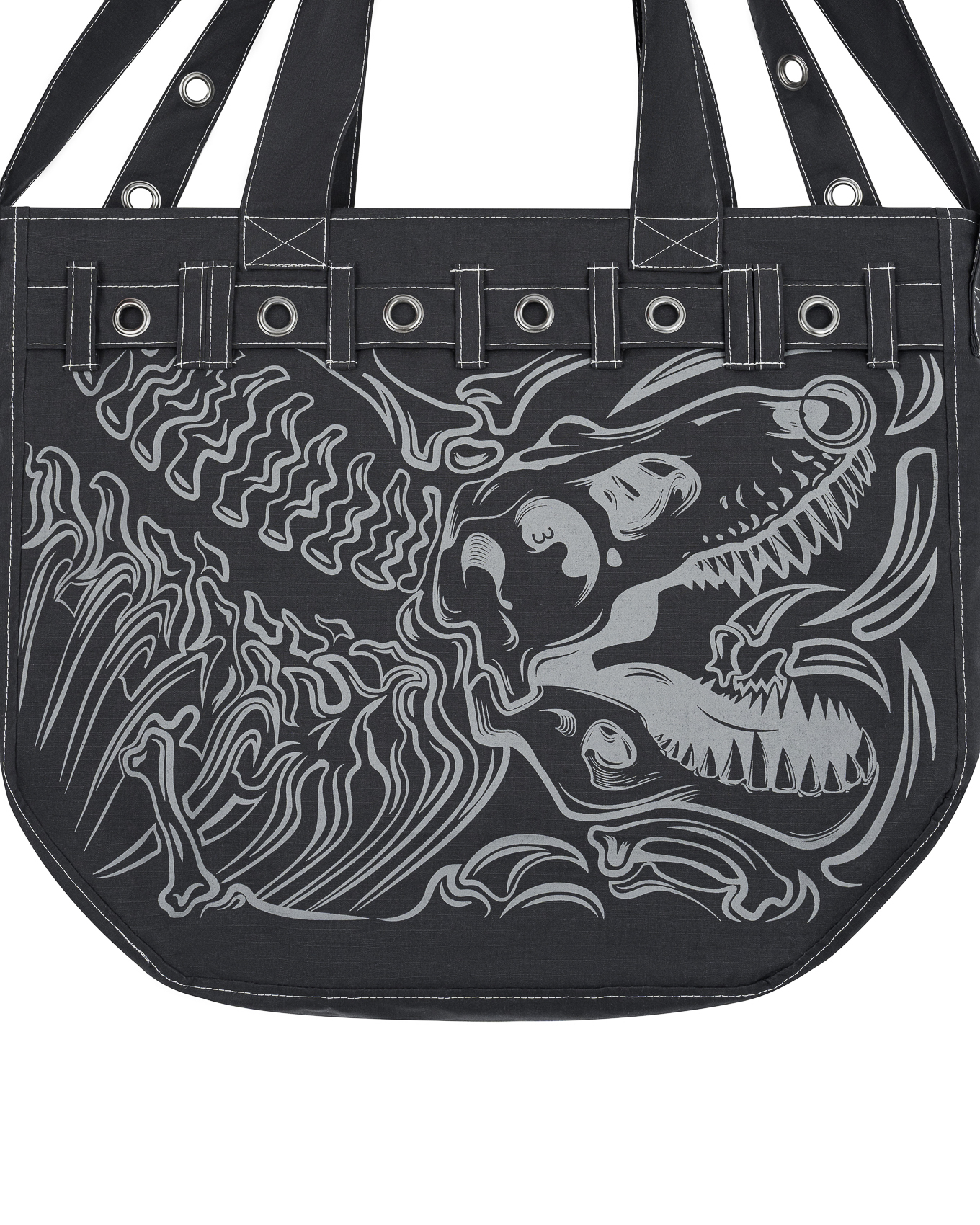 TOMBEDX TOTE BAG - BLACK