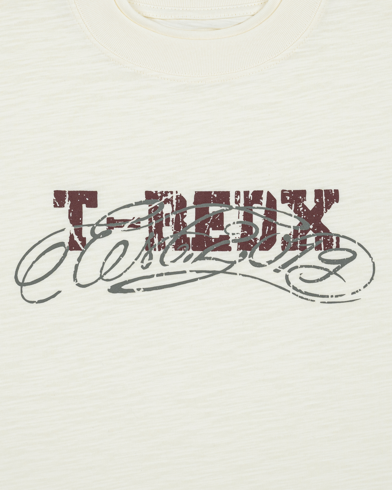 TYPEDX SLUB TEE - CREAM