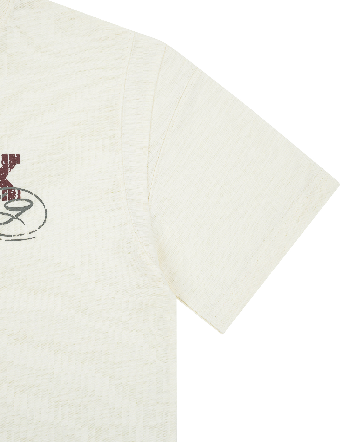 TYPEDX SLUB TEE - CREAM