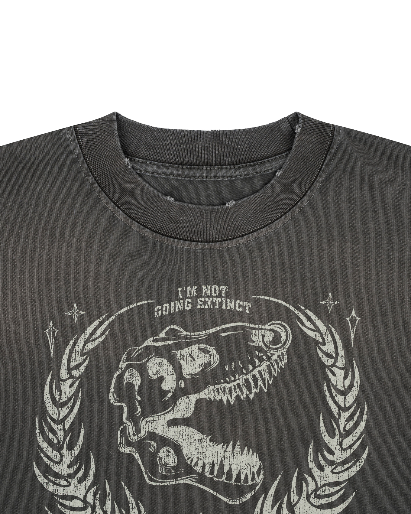 ULNEDX WASH FITTED TEE - MOCHA