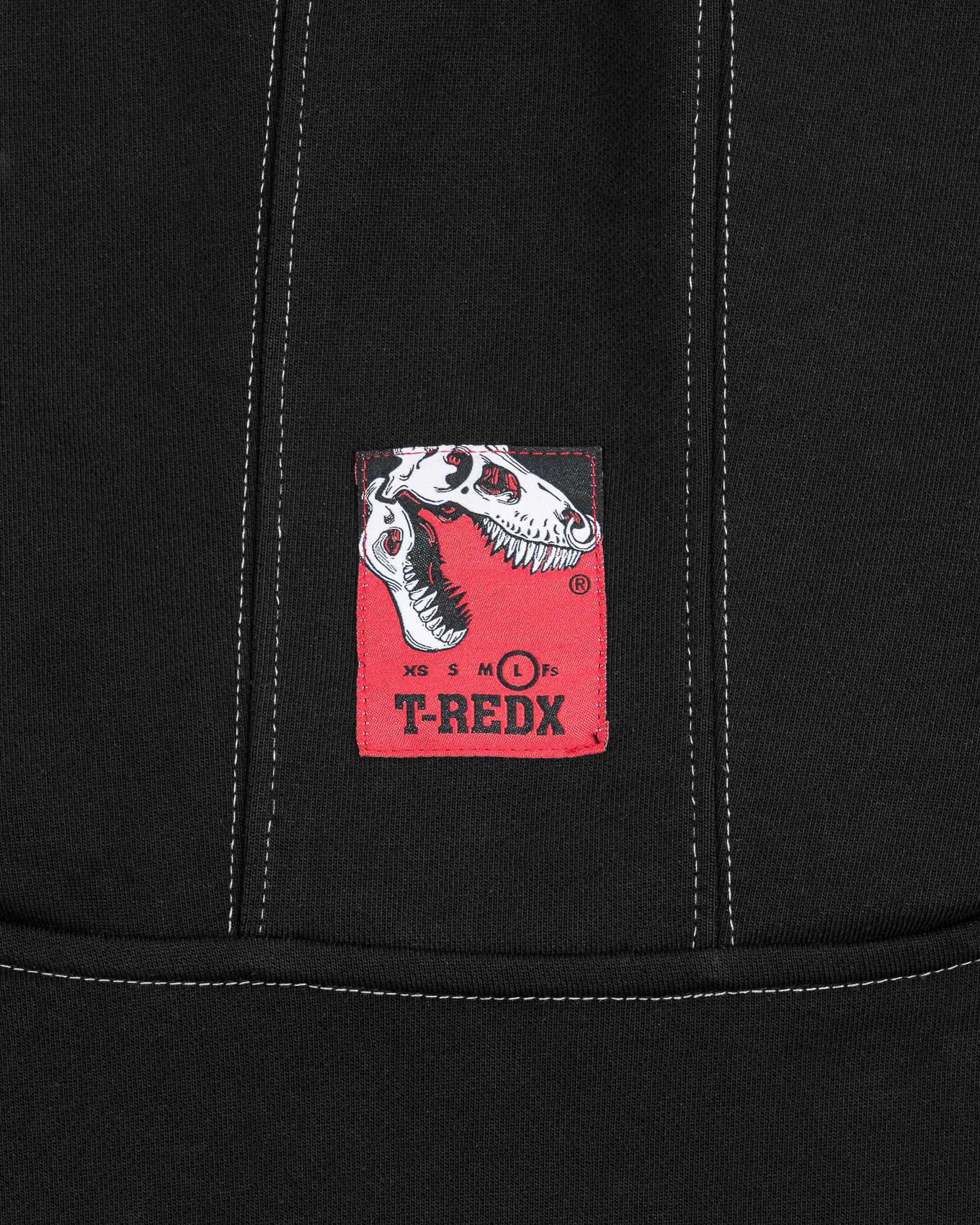 ULNEDX ZIPPED HOODIE - BLACK