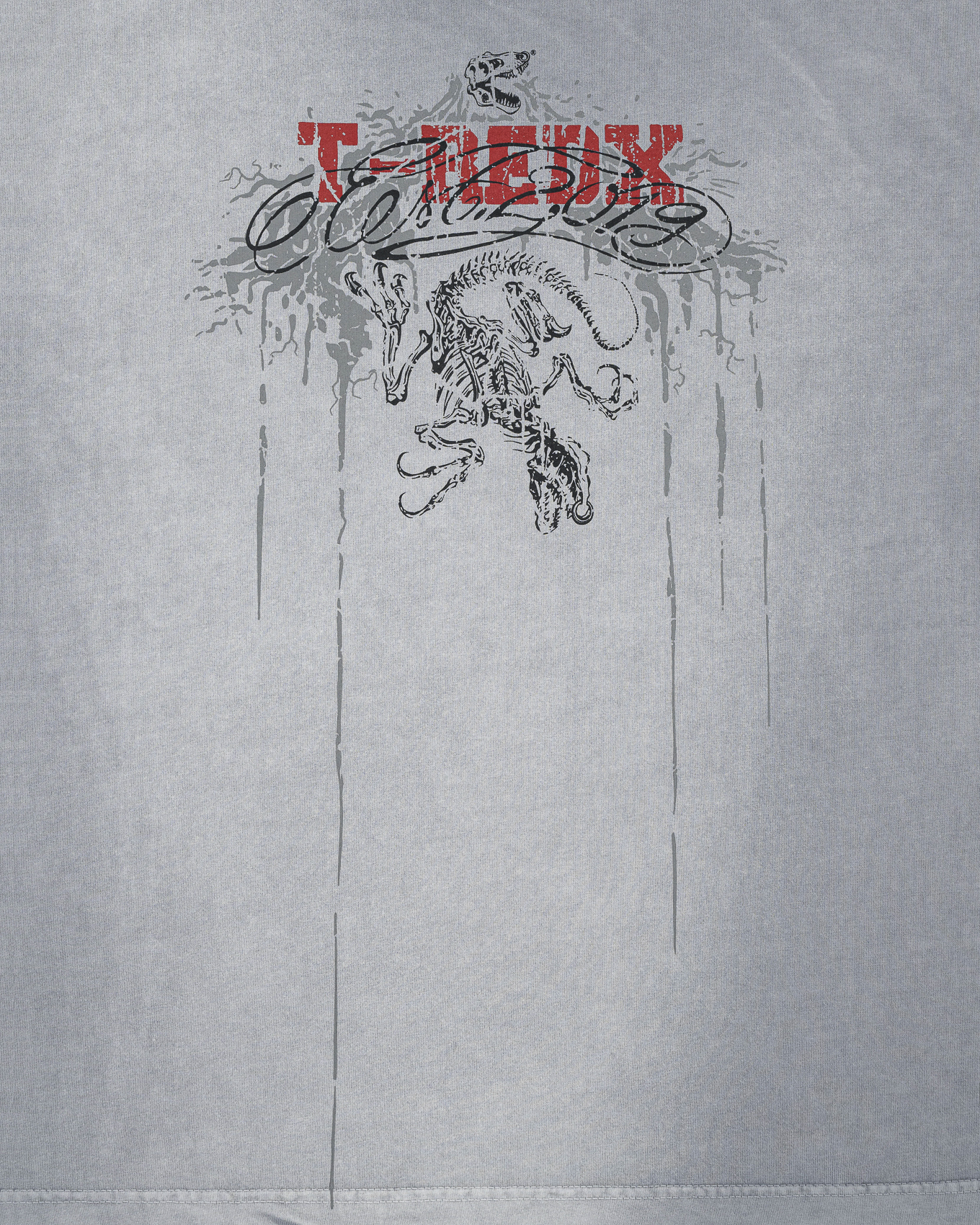 UNDEREDX WASHED TEE - DARK GREY