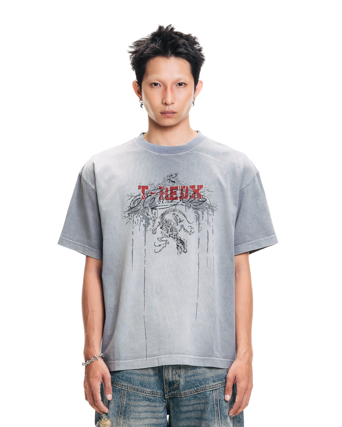 UNDEREDX WASHED TEE - DARK GREY
